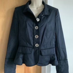 Burberry London Navy Blue Blazer Jacket